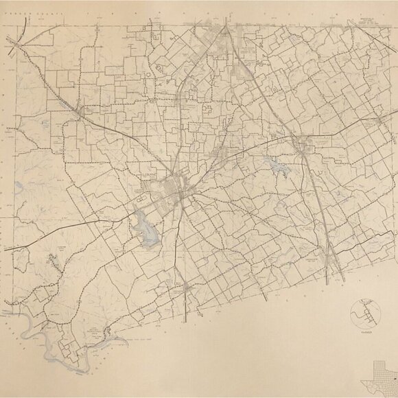 VTG 1976 General Highway Map JOHNSON COUNTY TEXAS State Department of Highways - Picture 2 of 6
